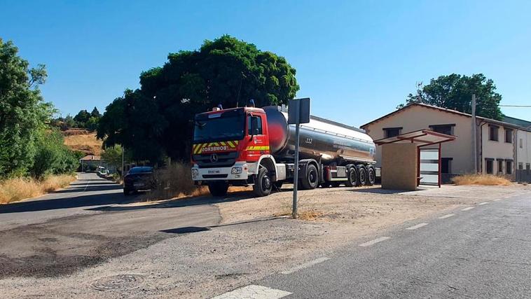 Abastecimiento de agua con camiones en Salamanca