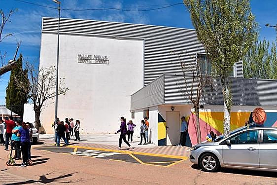 El pabellón municipal de deportes, una de las instalaciones que cuenta con un proyecto de mejora