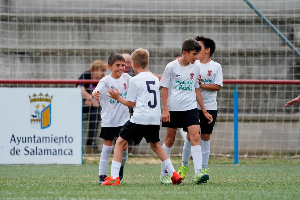 Jugadores del Ciudad Rodrigo durante un partido celebrado este fin de semana