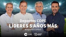 Los líderes del programa ‘Tiempo de Juego’ de Cope.