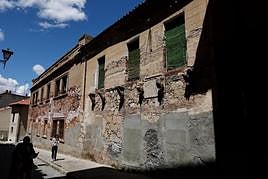 Fachada de la vivienda de Salvador San José, en la calle Rabanal 2 de Salamanca