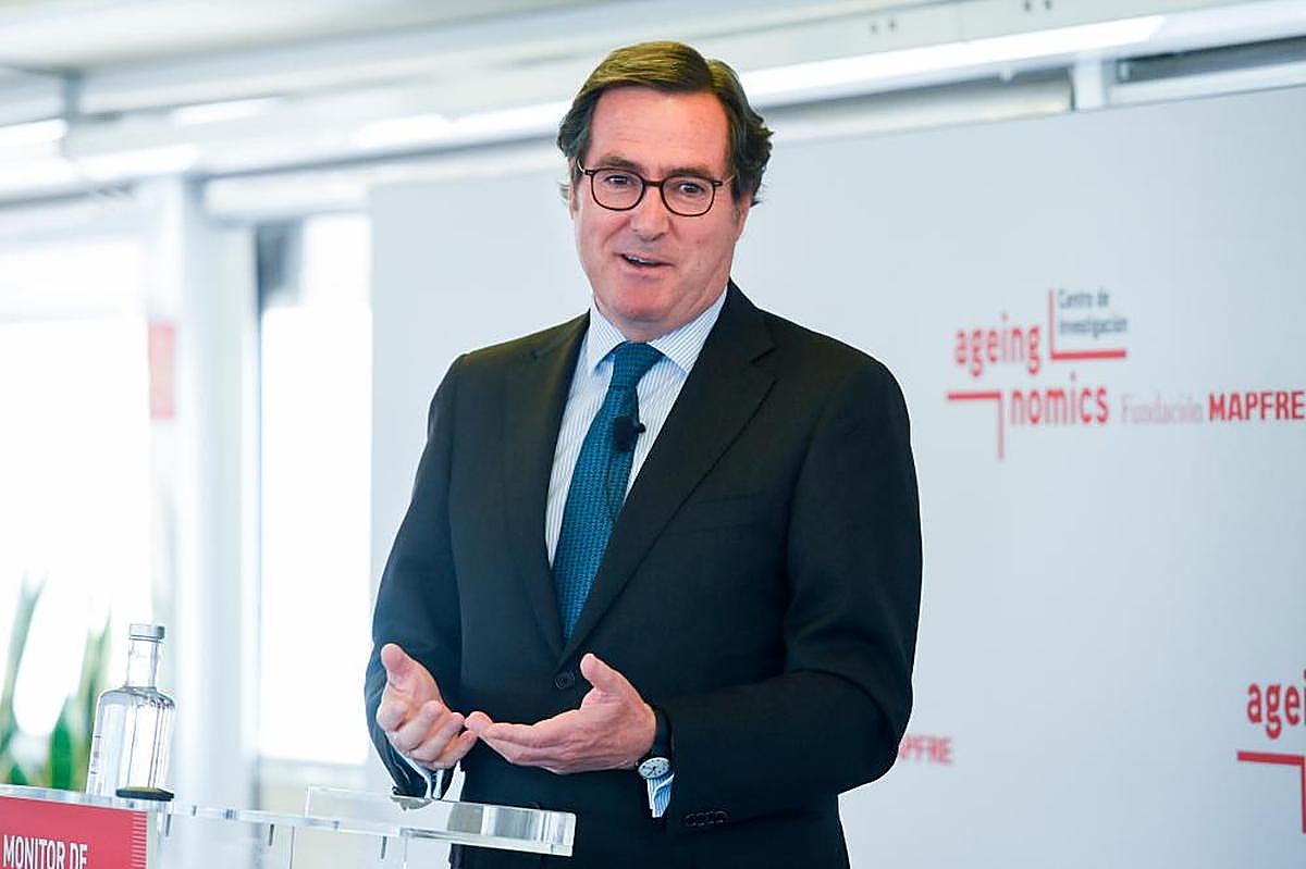 El presidente de la CEOE, Antonio Garamendi
