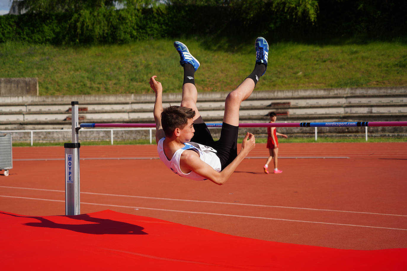 Finales de atletismo en pista de los juegos escolares