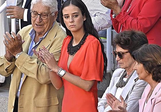 Victoria Federica en la plaza de toros de Las Ventas.