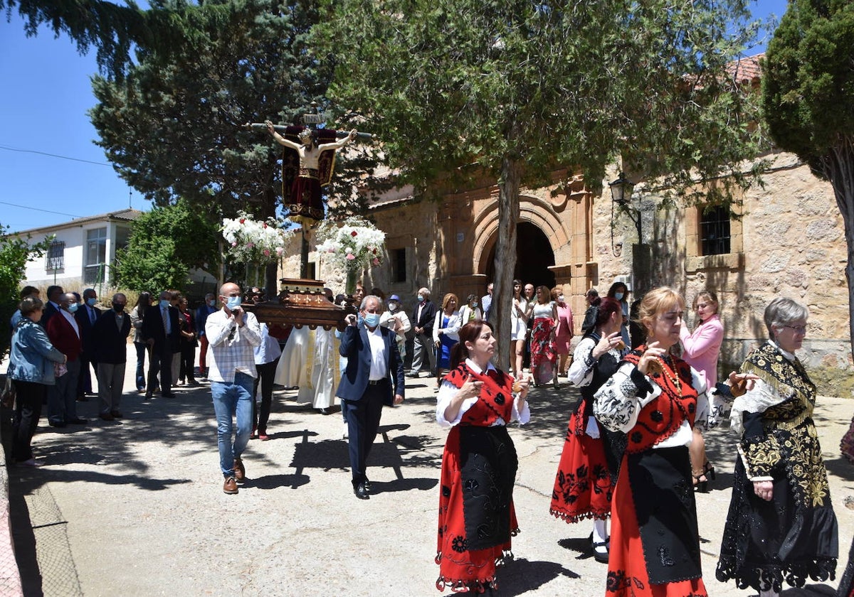 Procesión del Cristo de las Victorias en 2022.