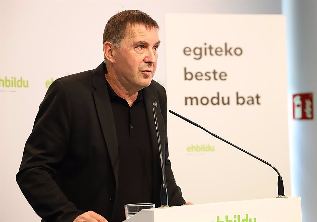 El Coordinador General de EH Bildu, Arnaldo Otegui.