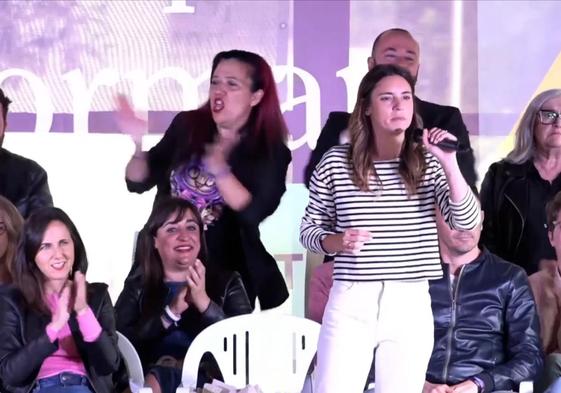 La Policía, obligada a intervenir tras el boicot en el mitin de fin de campaña de Irene Montero