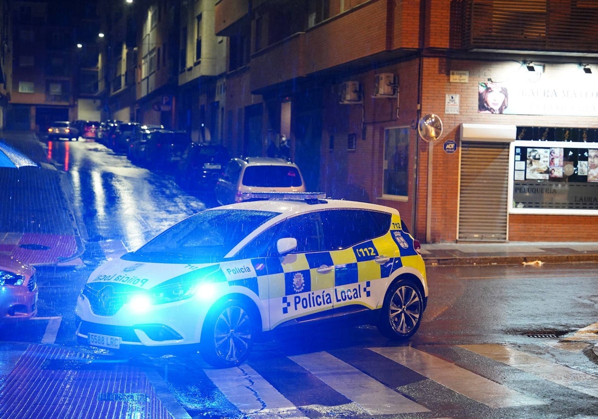 Una patrulla de la Policía Local de Salamanca.