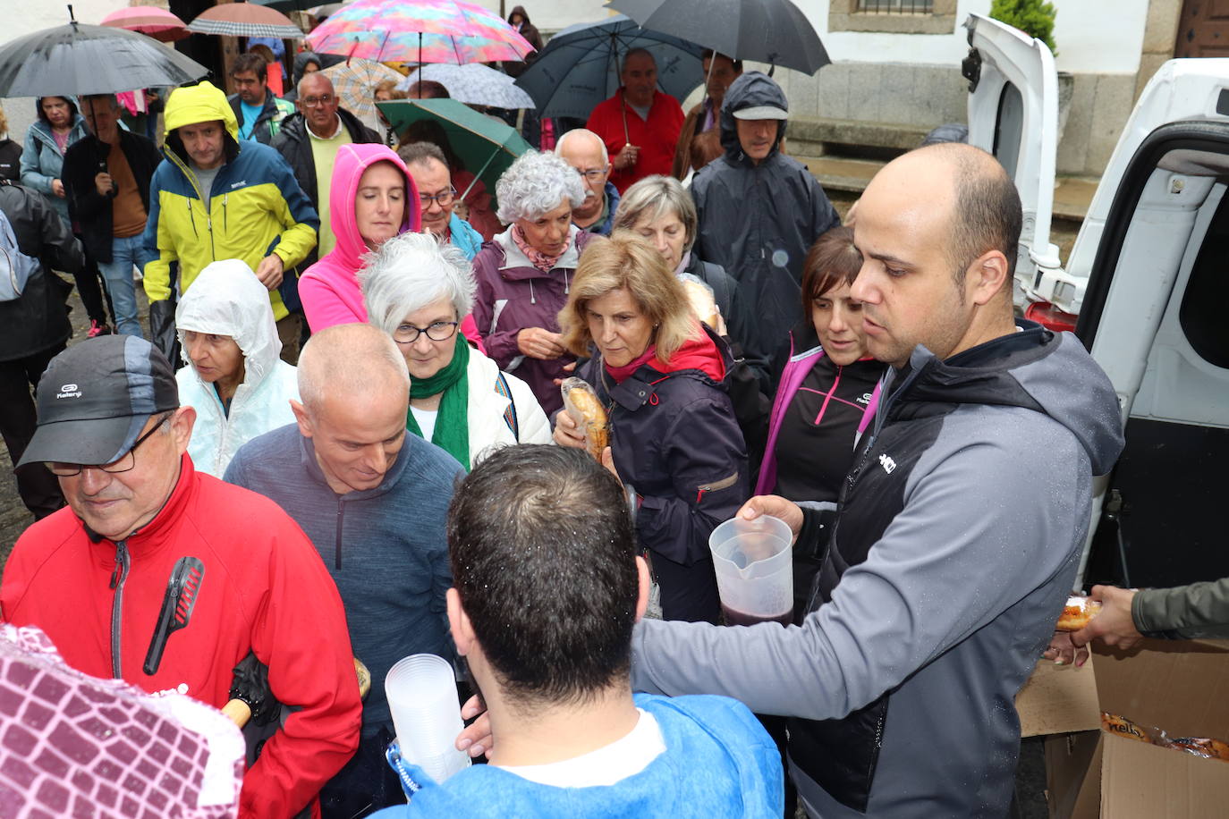 Los romeros retan a la lluvia en Béjar