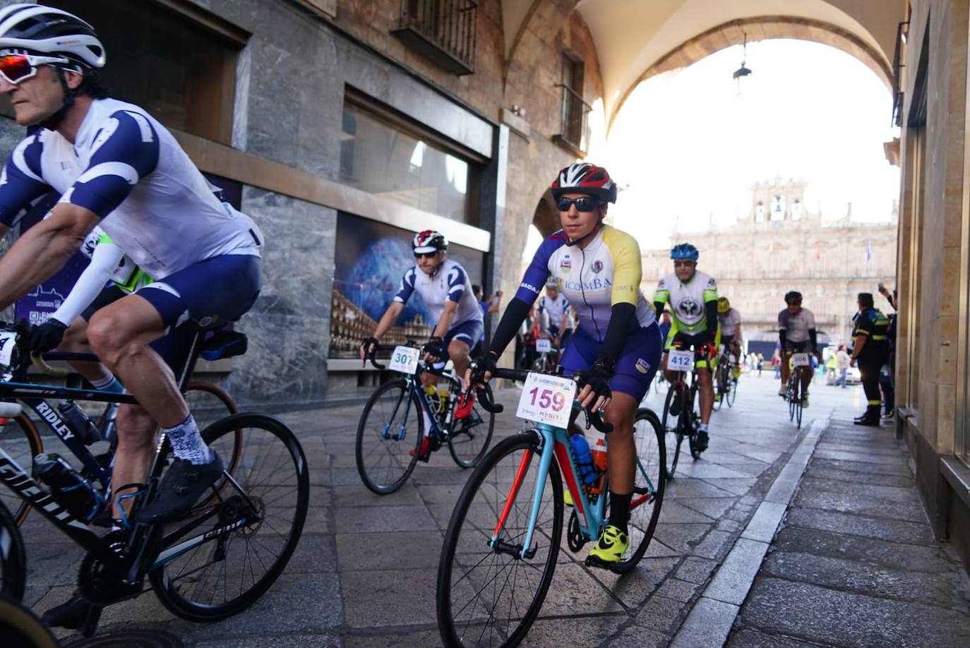 Médicos de toda España participan en un campeonato de ciclismo en Salamanca