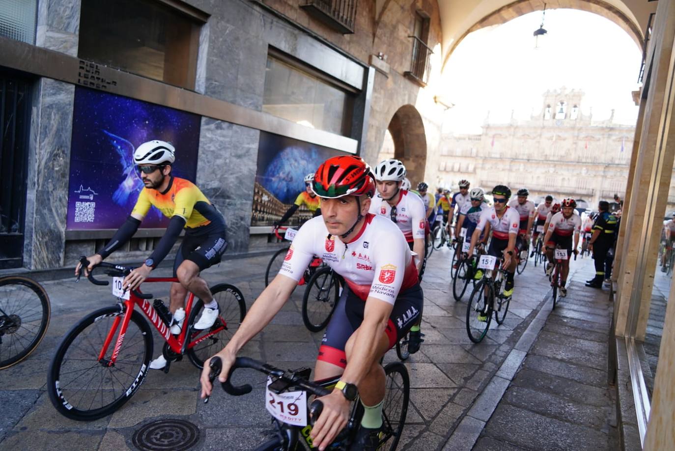 Médicos de toda España participan en un campeonato de ciclismo en Salamanca