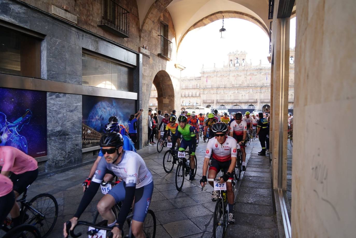 Médicos de toda España participan en un campeonato de ciclismo en Salamanca