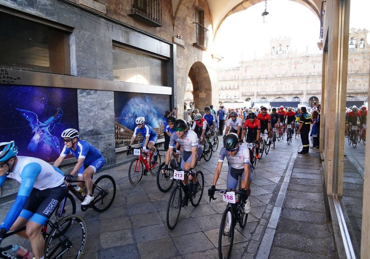 Médicos de toda España participan en un campeonato de ciclismo en Salamanca