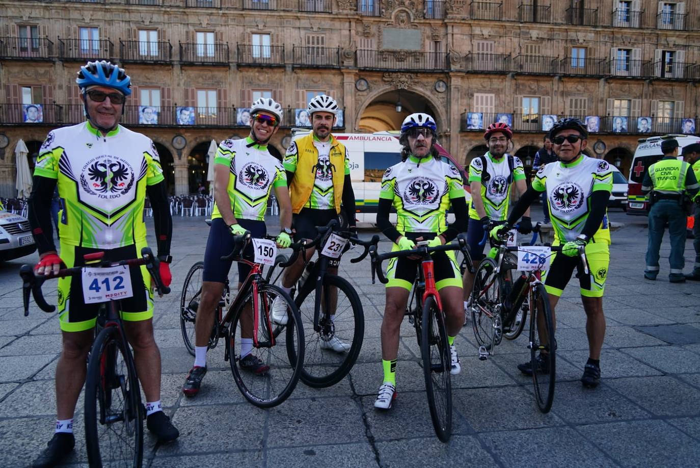 Médicos de toda España participan en un campeonato de ciclismo en Salamanca