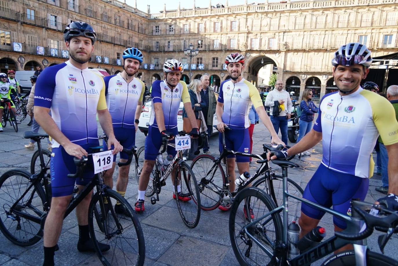 Médicos de toda España participan en un campeonato de ciclismo en Salamanca