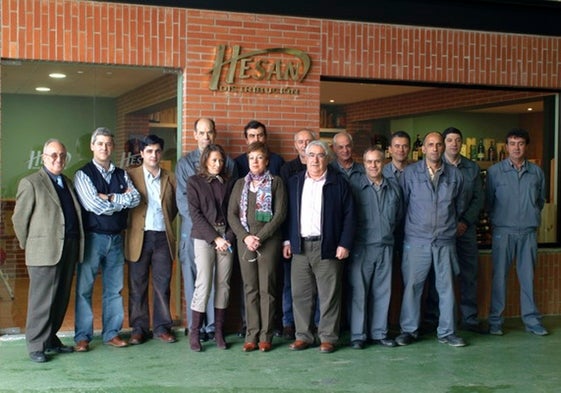 El equipo humano de Hesan Distribución.