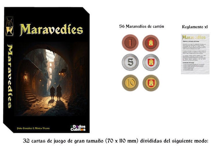 'Maravedíes', el juego de mesa para el que piden financiación.