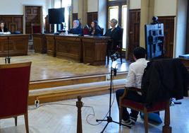 F.M.R. al inicio del juicio en la AudienciaProvincial de Salamanca.