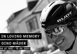 Muere el ciclista Gino Mäder tras una grave caída en el Tour de Suiza