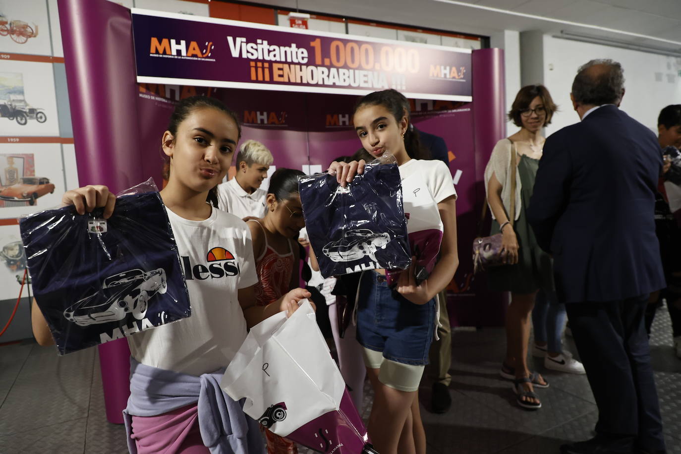 El Museo de la Automoción de Salamanca celebra el visitante &#039;un millón&#039;