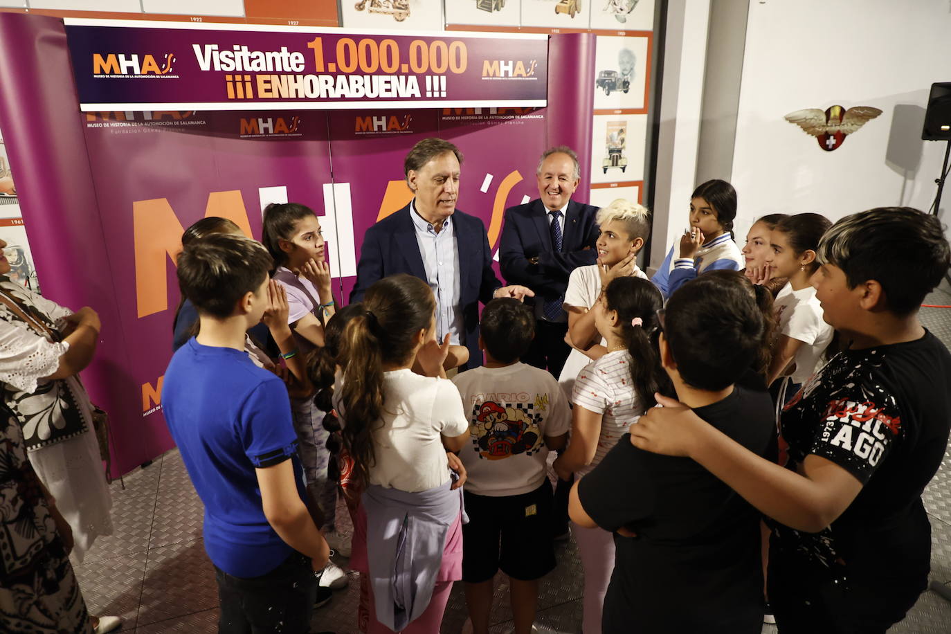 El Museo de la Automoción de Salamanca celebra el visitante &#039;un millón&#039;