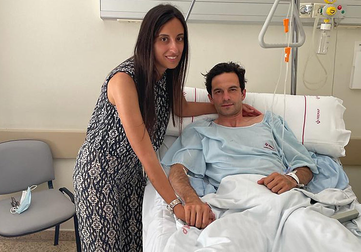 Juan del Álamo se recupera en el hospital.