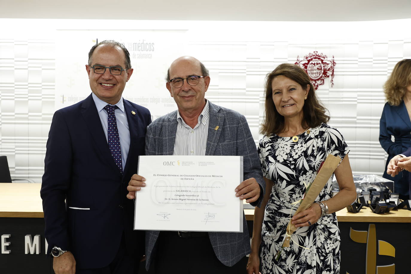 Así ha sido el homenaje a los facultativos jubilados este año en el Colegio de Médicos