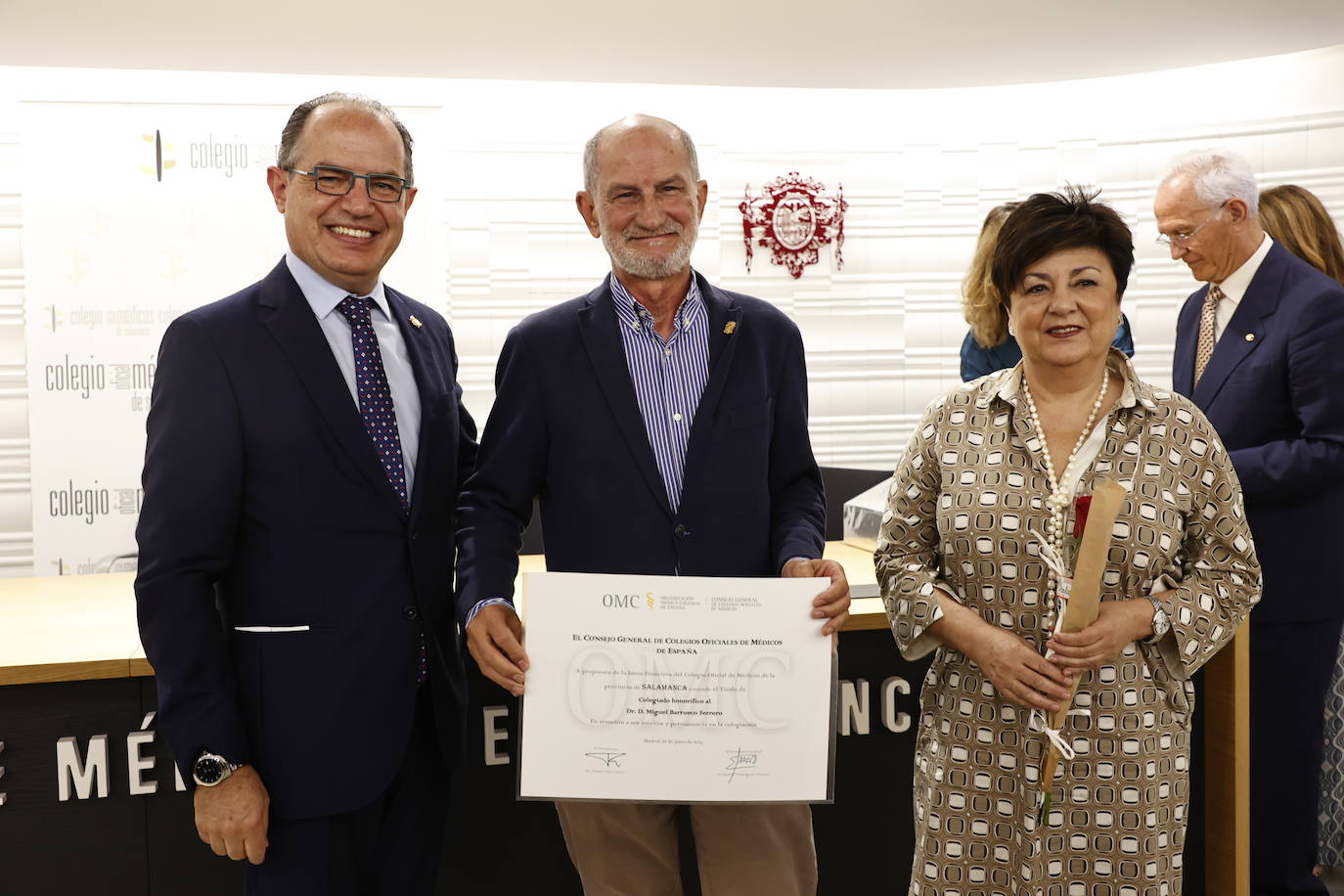 Así ha sido el homenaje a los facultativos jubilados este año en el Colegio de Médicos