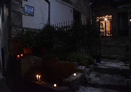 Candelario se llena de velas en la noche de San Juan
