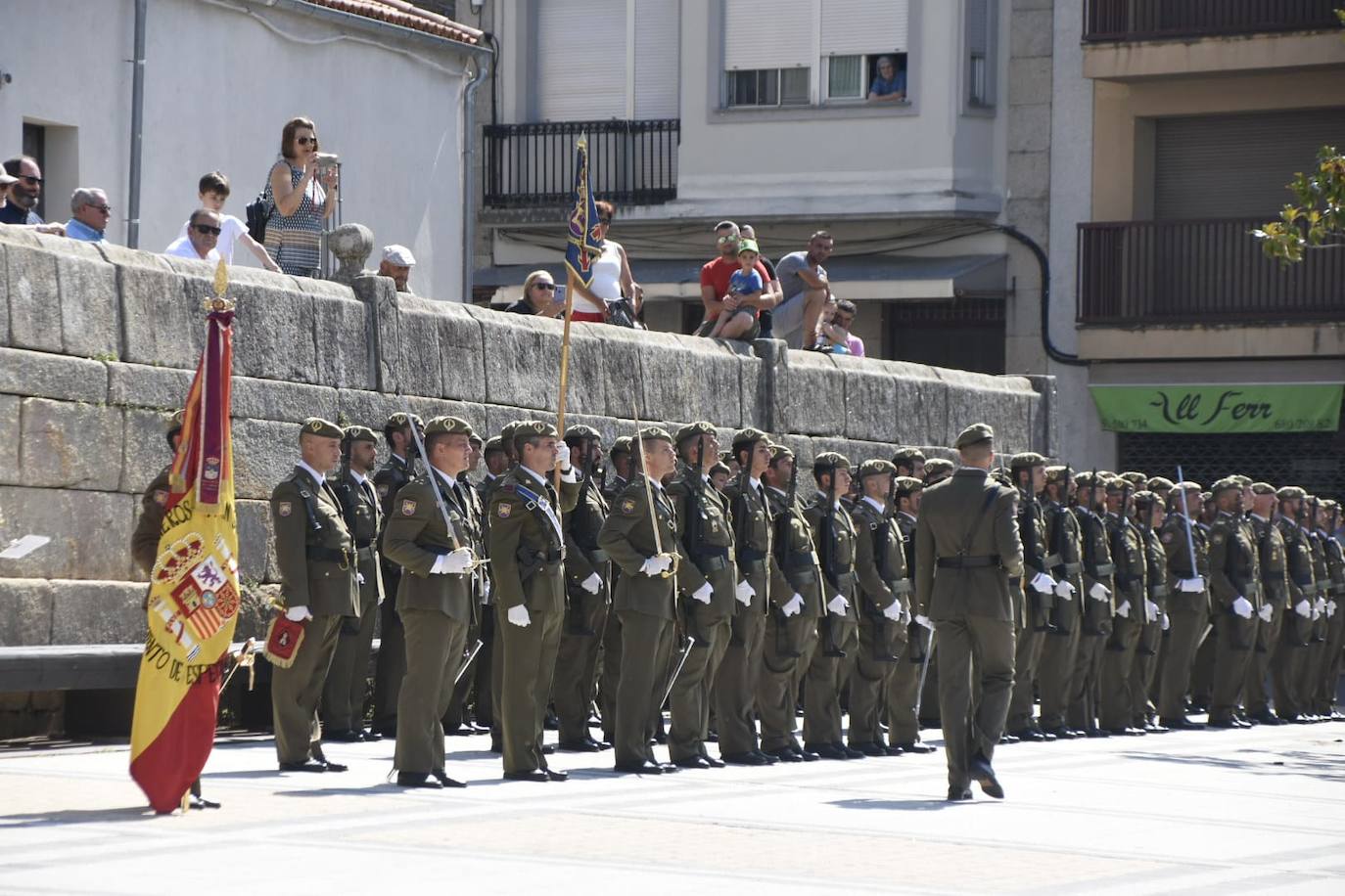 Vivas a España en Vitigudino