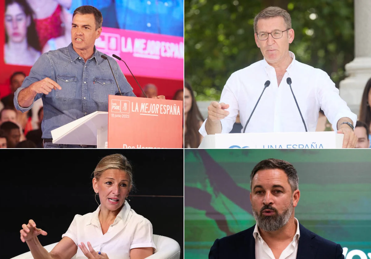 Feijóo dice no a RTVE y el debate a cuatro de la pública se queda en tres candidatos