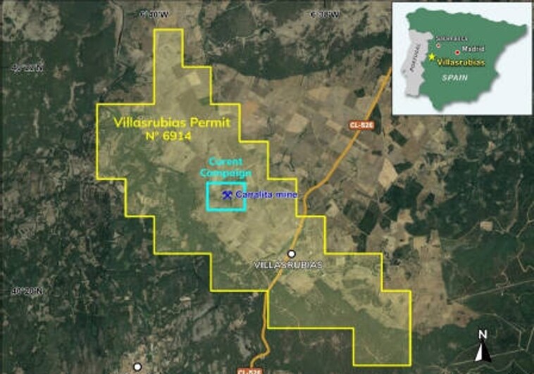 Una empresa australiana afirma que hay «alto grado» de litio en Villasrubias