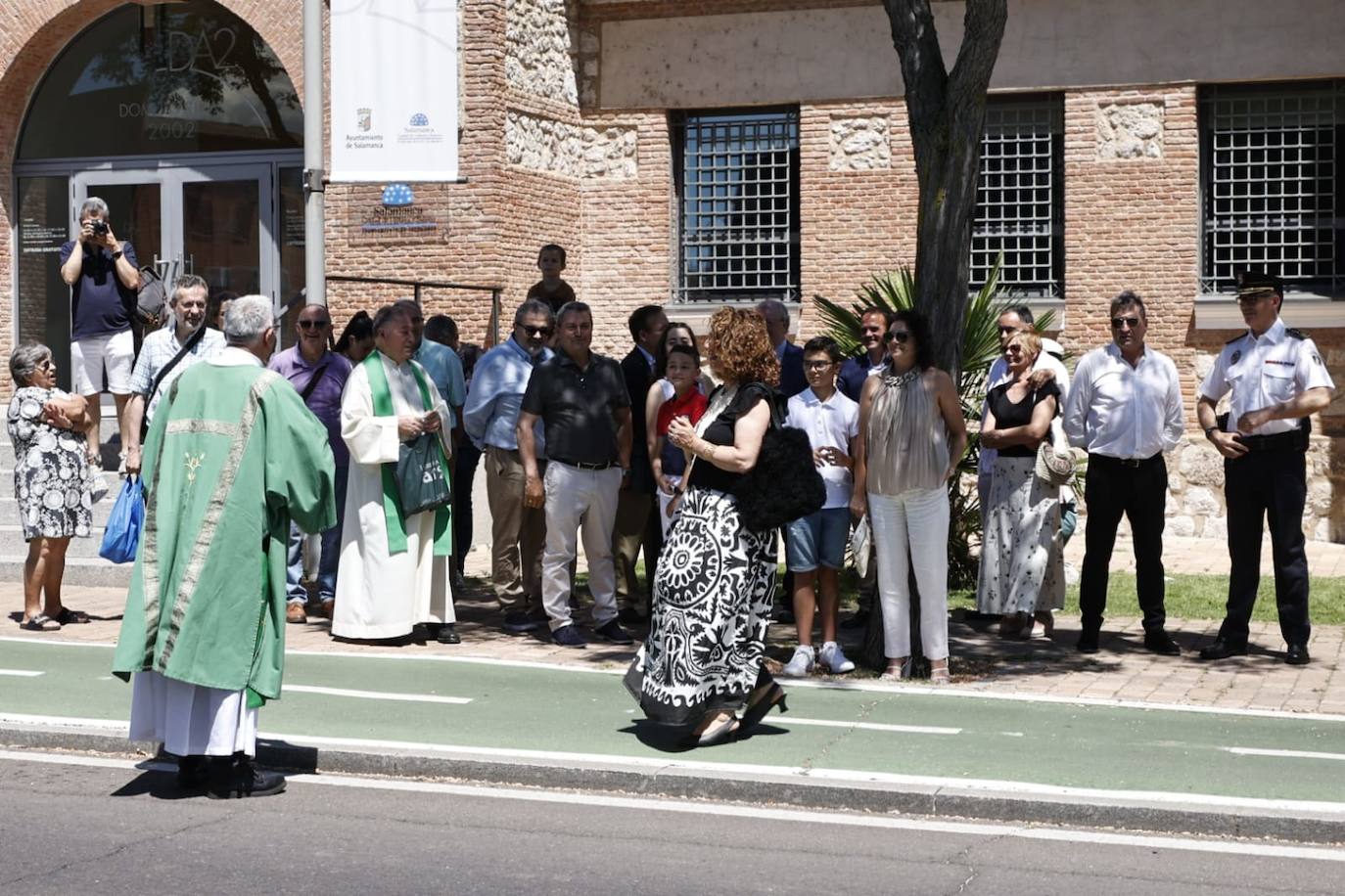 Los transportistas vuelven a celebrar San Cristóbal en Salamanca