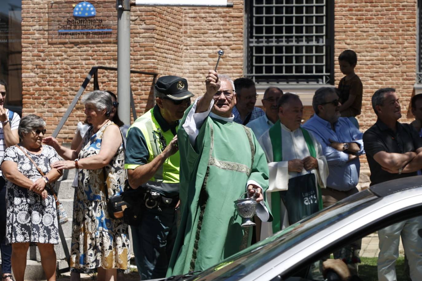 Los transportistas vuelven a celebrar San Cristóbal en Salamanca