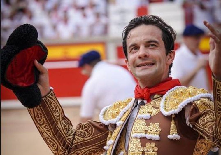 Juan del Álamo, primera oreja de la Feria de San Fermín