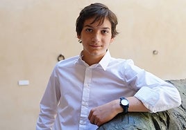 El salmantino ganador de la Olimpiada Nacional Junior de Matemáticas, Julio Nicolás Vivas.
