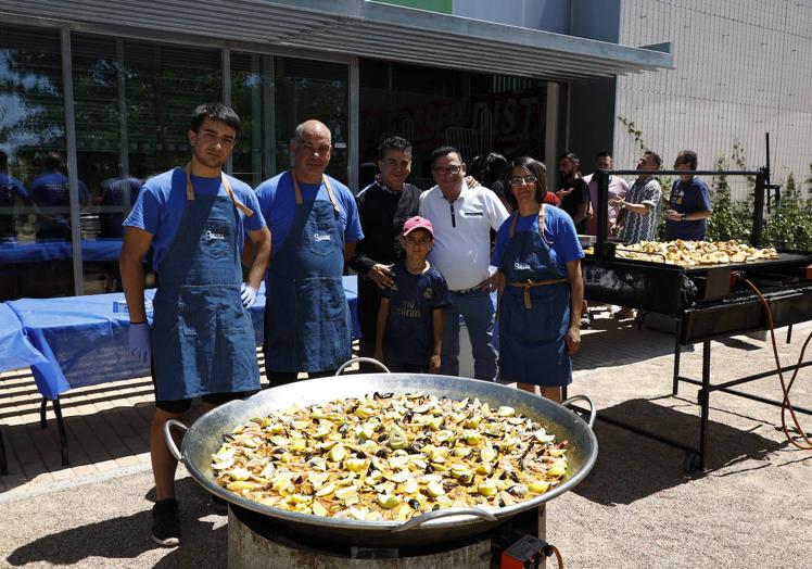 Algunos miembros del Catering Gabriel .