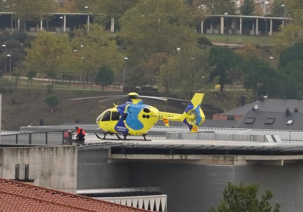 Un helicóptero medicalizado