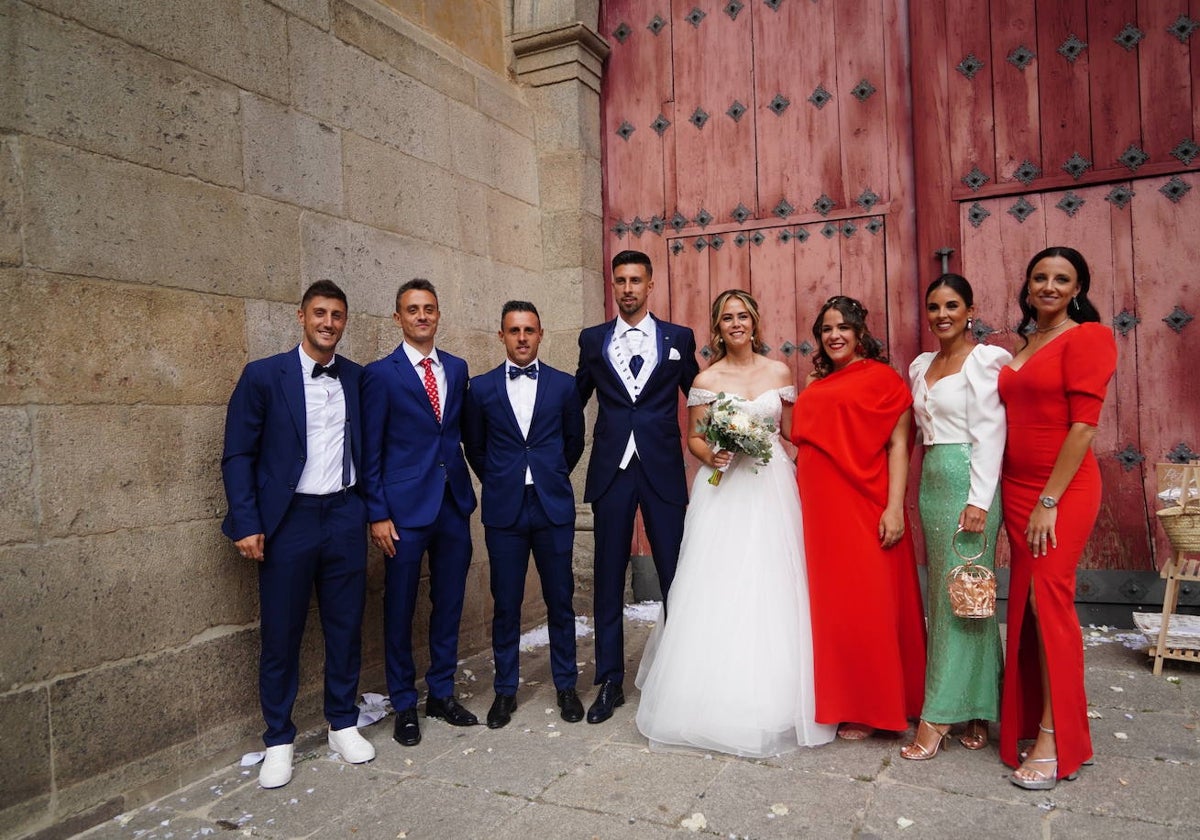 La 'boda del año' en Salamanca, cargada de futbolistas.