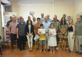 Entrega de diplomas de los talleres impartidos durante las jornadas