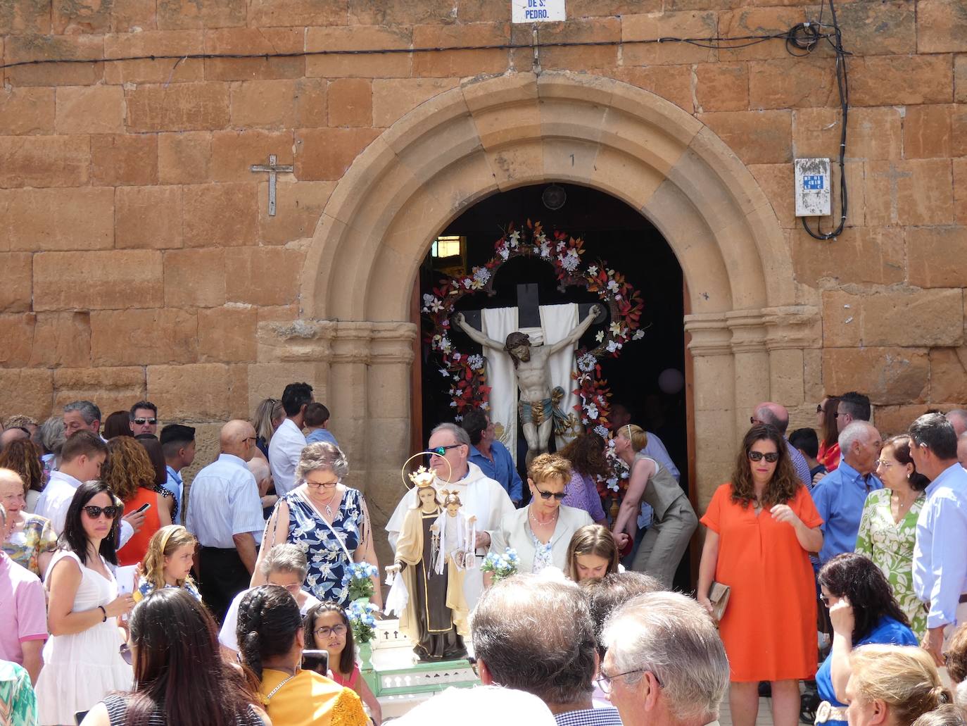 Bailes charros en honor a la Virgen del Carmen y el Santo Cristo de la Esperanza en Villoruela