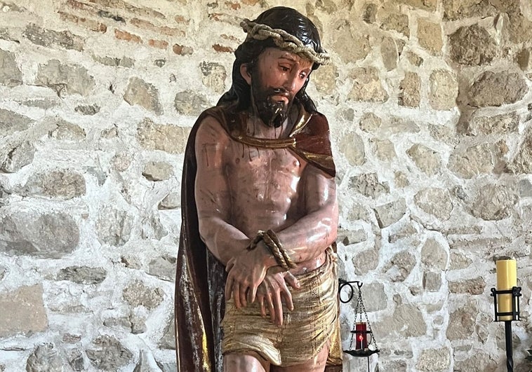 El Ecce Homo de Sieteiglesias luce nueva imagen tras la restauración