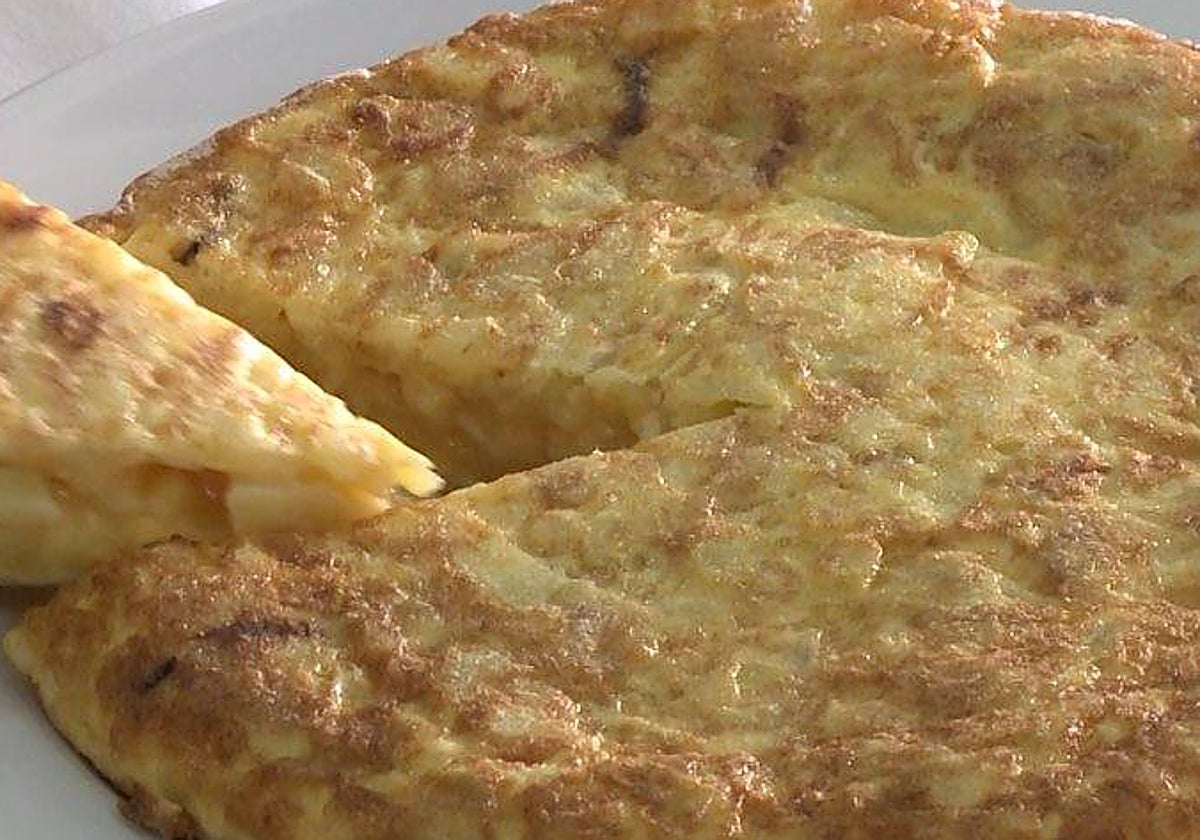 Tortilla de patata envasada