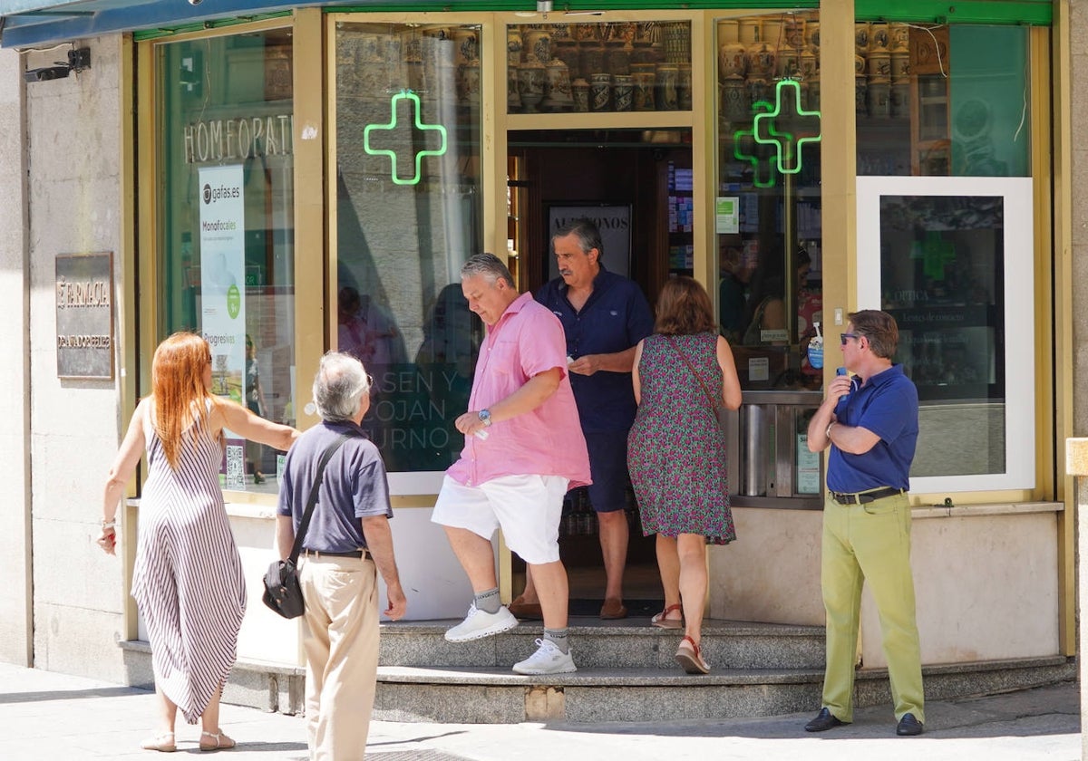 Imagen de una farmacia de la capital salmantina.