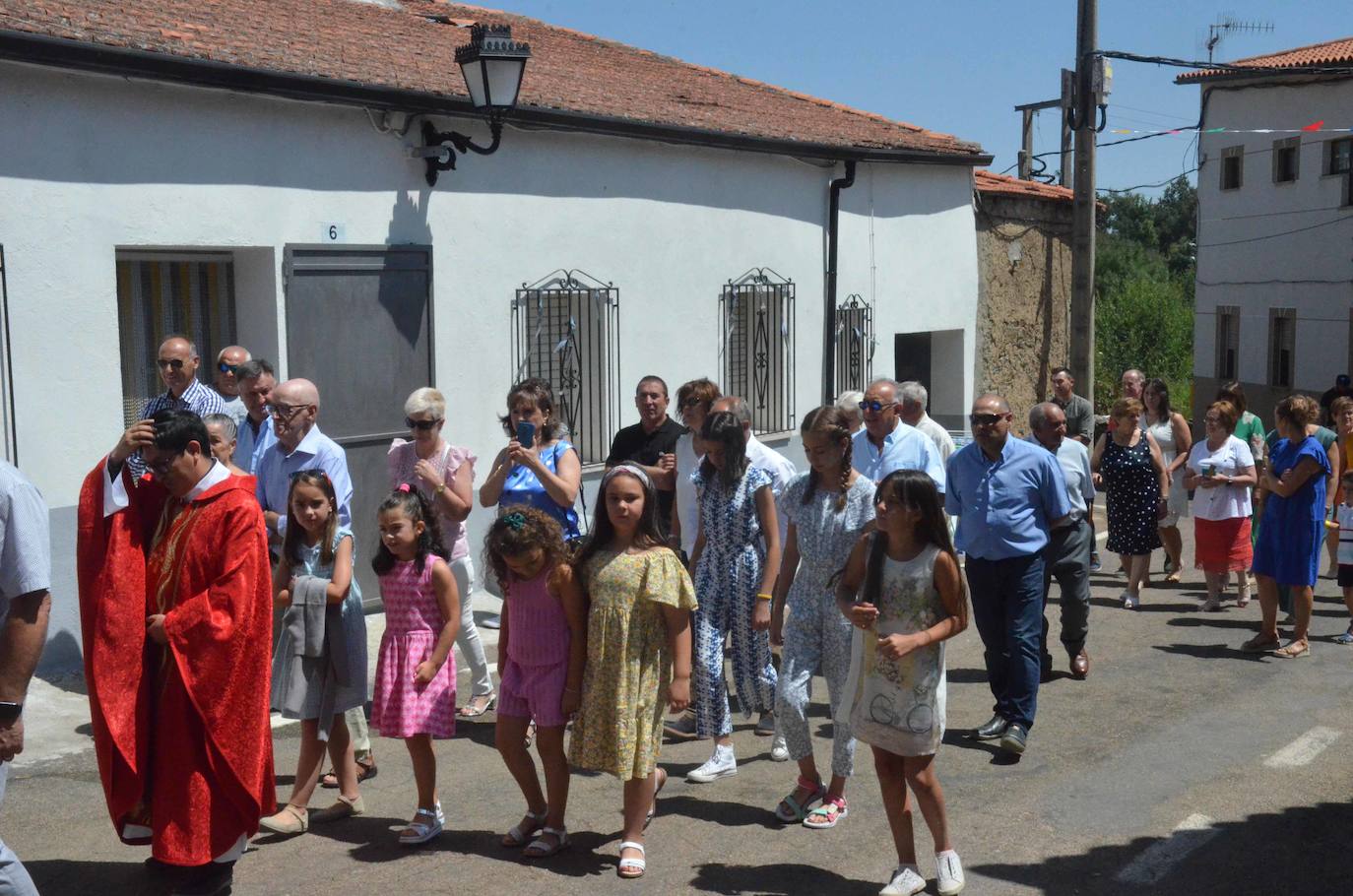 Culminan las fiestas de Rinconada de la Sierra con la procesión de Santiago Apóstol