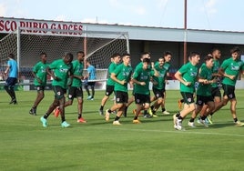 Entrenamiento del Numancia.