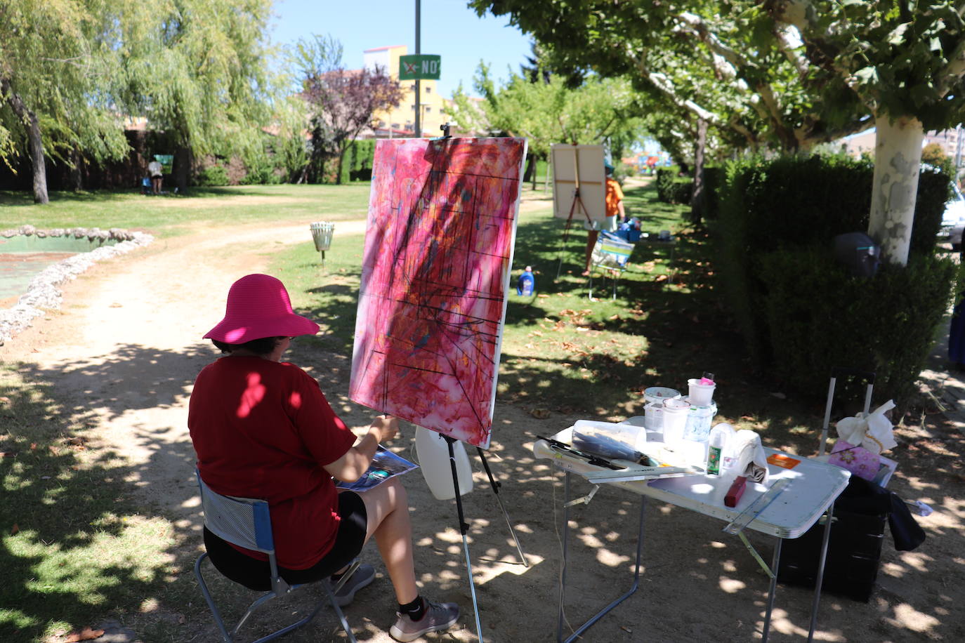 Guijuelo se llena de arte y pintura con su certamen al aire libre