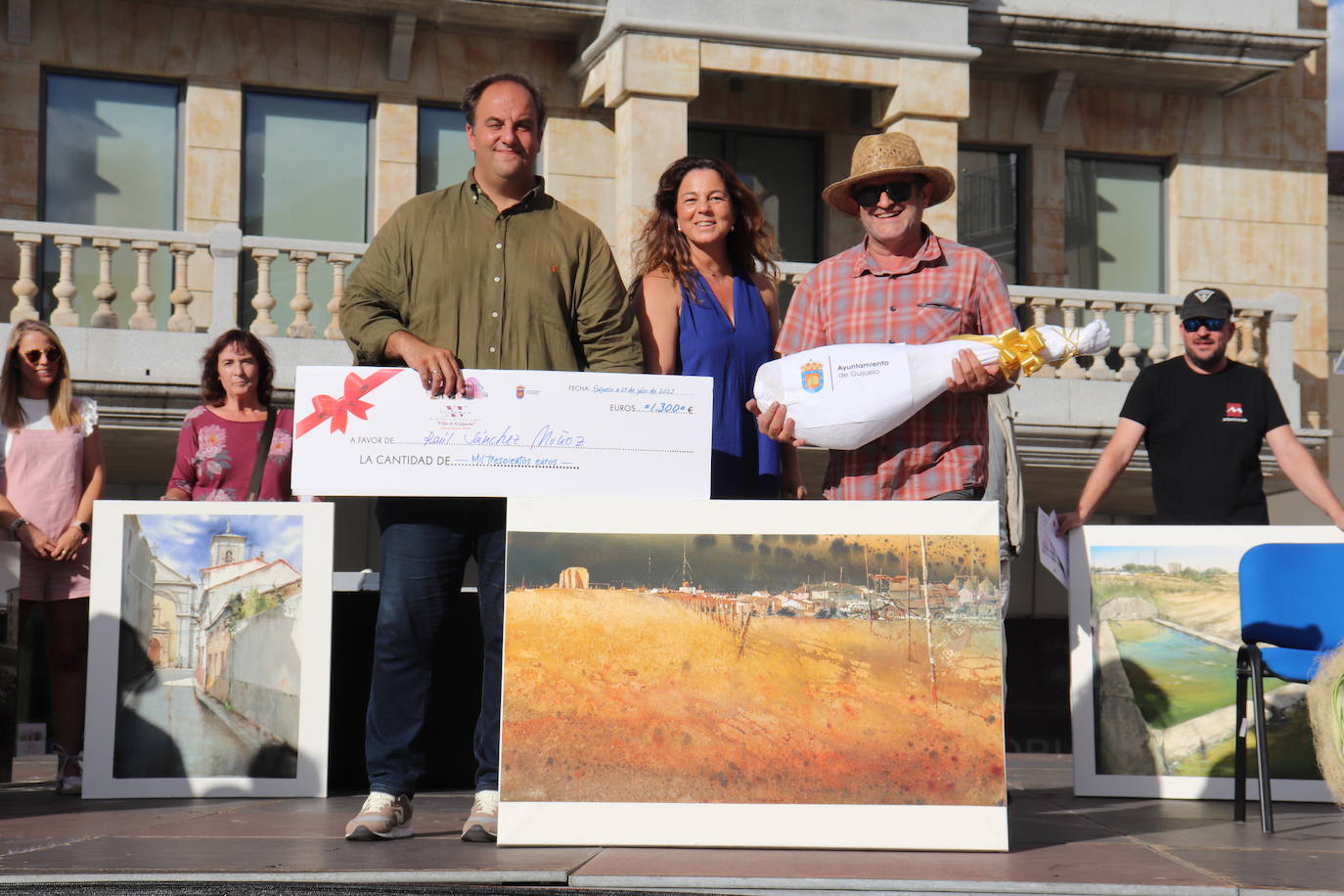 Guijuelo se llena de arte y pintura con su certamen al aire libre