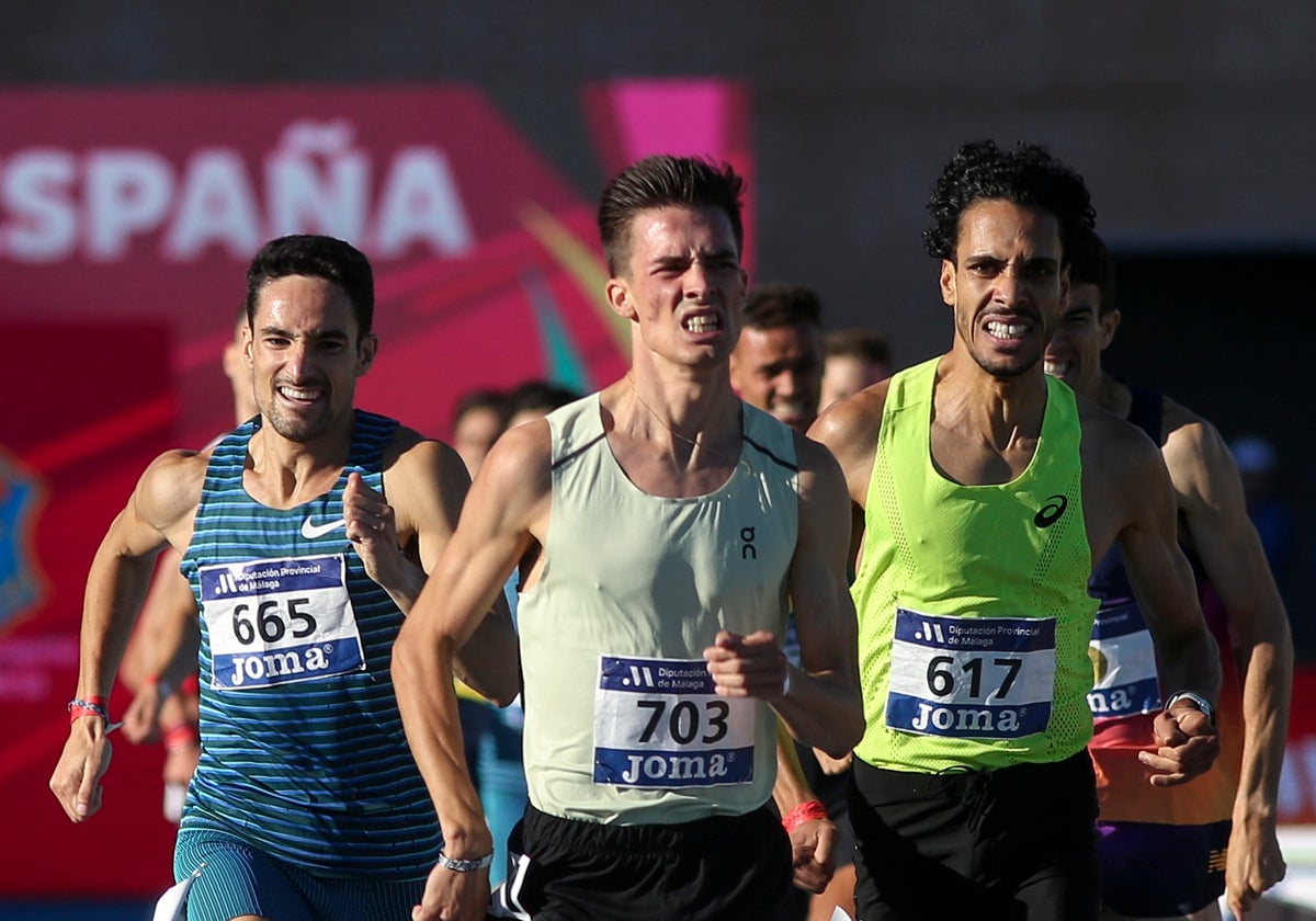 Mario García Romo, en la final del Nacional de 2022.