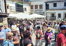 Imagen de público en el último festival celebrado en Candelario, el festival de Blues a mediados de julio.